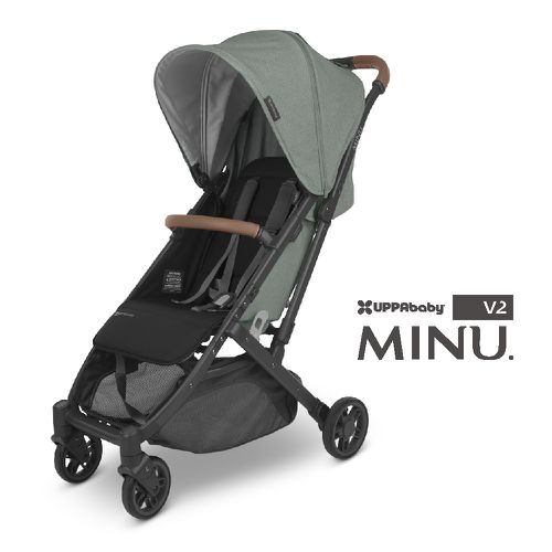 美國UPPAbaby - MINU V2魅力都會時尚推車(贈原廠杯架)-大地綠GWN-7.6KG