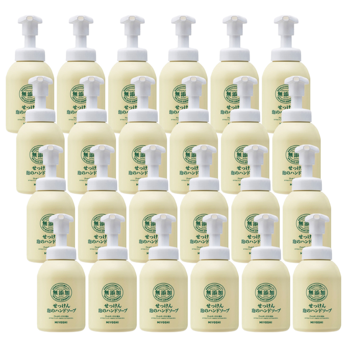 日本 MIYOSHI 無添加 - [24入箱購]無添加泡沫洗手乳-350ml