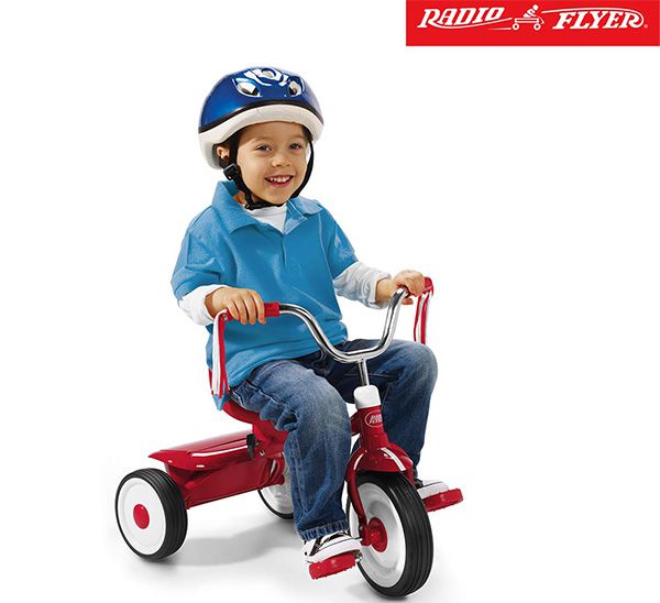 Radio Flyer - 紅騎士折疊三輪車(彎把)