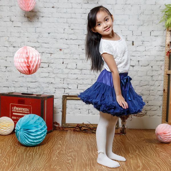 日安朵朵原創❤夢幻雪紡蓬裙