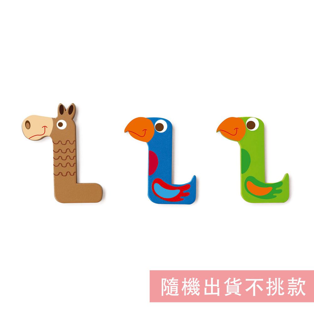 比利時 Scratch - 動物造型字母L-隨機出貨不挑款