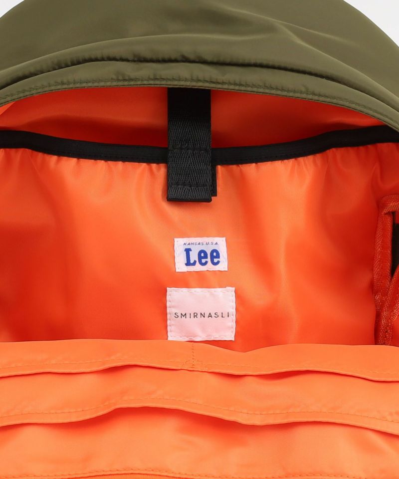 日本 COOCO - Lee聯名款 輕量美型後背包-淺灰 (W30*H39*D15cm)