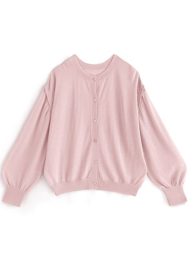 日本 GRL - 2WAY嫘縈混泡泡袖薄外套-奶油黃 (F)