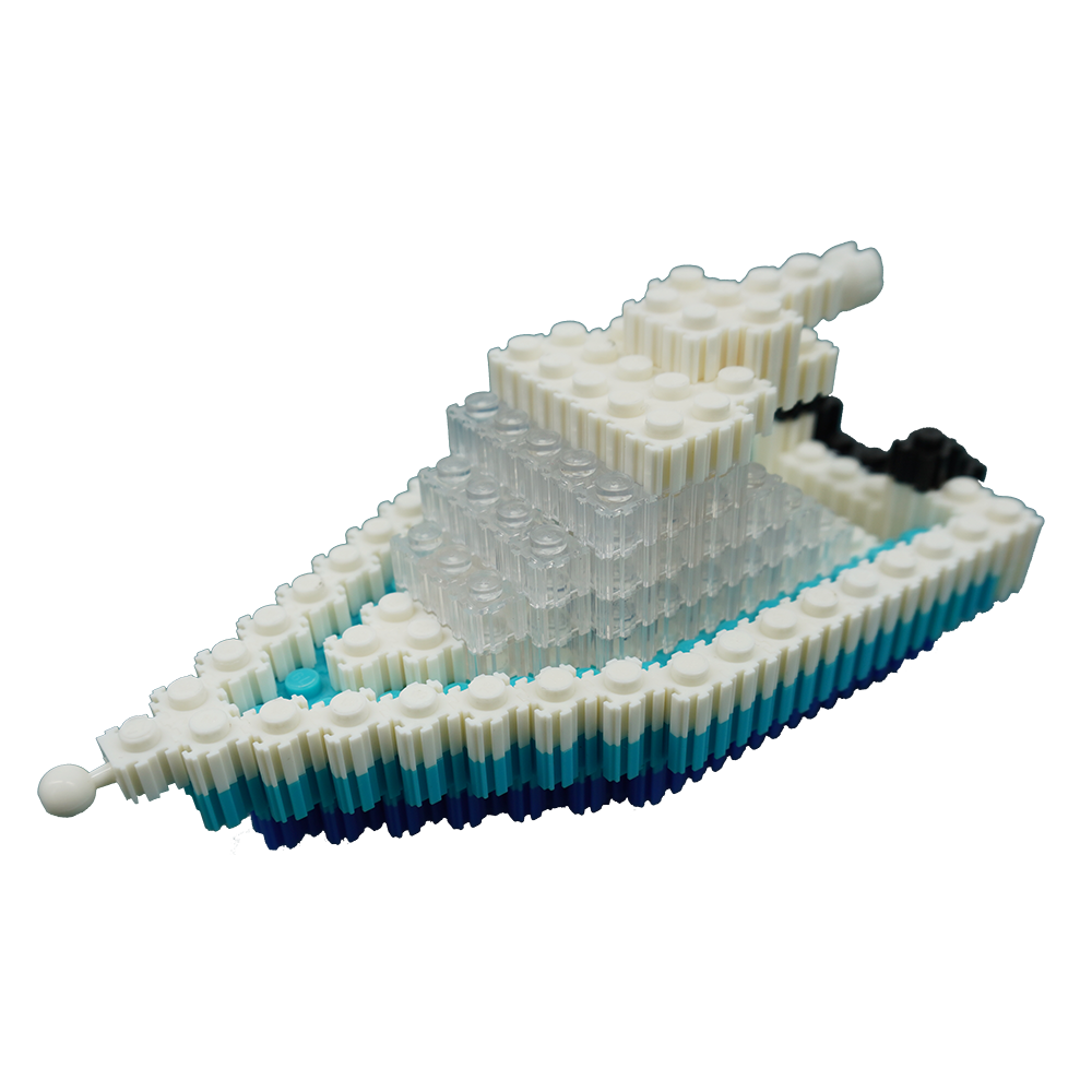 韓國 Color Story - 免燙拼豆包-3D立體遊艇(10mm)