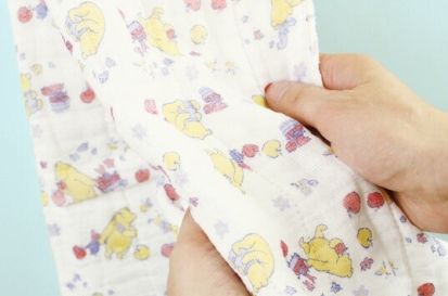 日本 Prairie Dog - 【和布華】日本製奈良五重紗 長毛巾-粉紅麻之葉 (30x80cm)