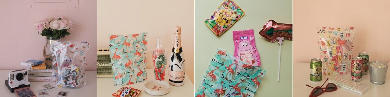 PLAY BAG瘋狂小袋 - 夏日系列三圖合一抗菌萬用立體袋–綜合包 (中型) 9入