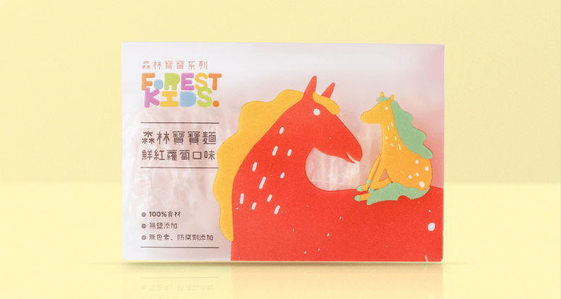 森林麵食 - 寶寶麵綜合組(紅蘿蔔/紫心蕃薯/竹山蕃薯/季節蔬菜/南瓜)-共5盒