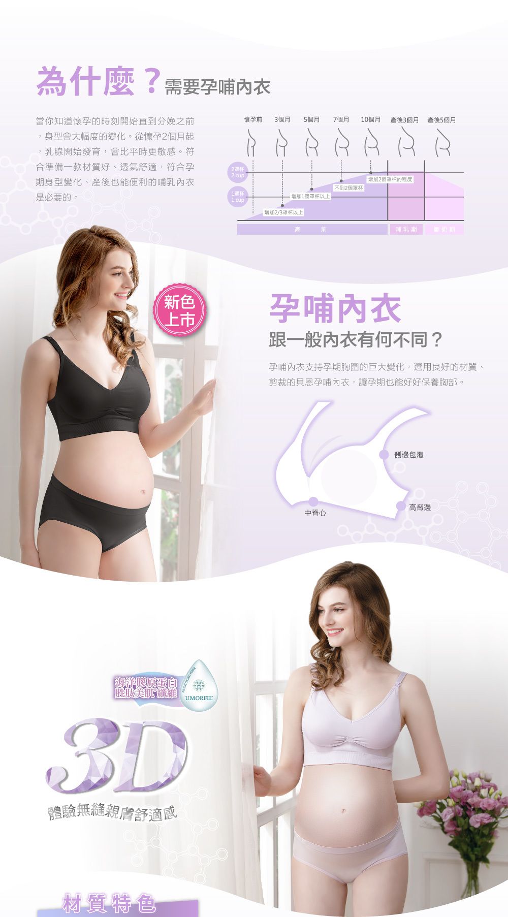 貝恩 Baan - 美膚無縫孕哺胸罩-焦糖拿鐵