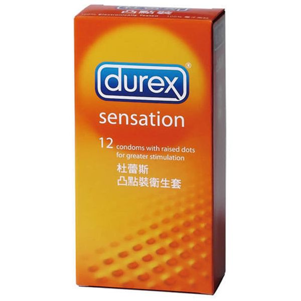 Durex 杜蕾斯 - 保險套-凸點-12入
