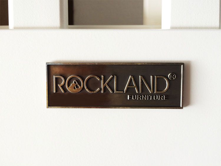 Rockland - 喬依思4合1環保漆實木嬰兒床-贈新款10cm床墊+護欄+輪子-灰 (70x130cm)-升級木條底 附贈腳輪、小護欄、台灣製床墊