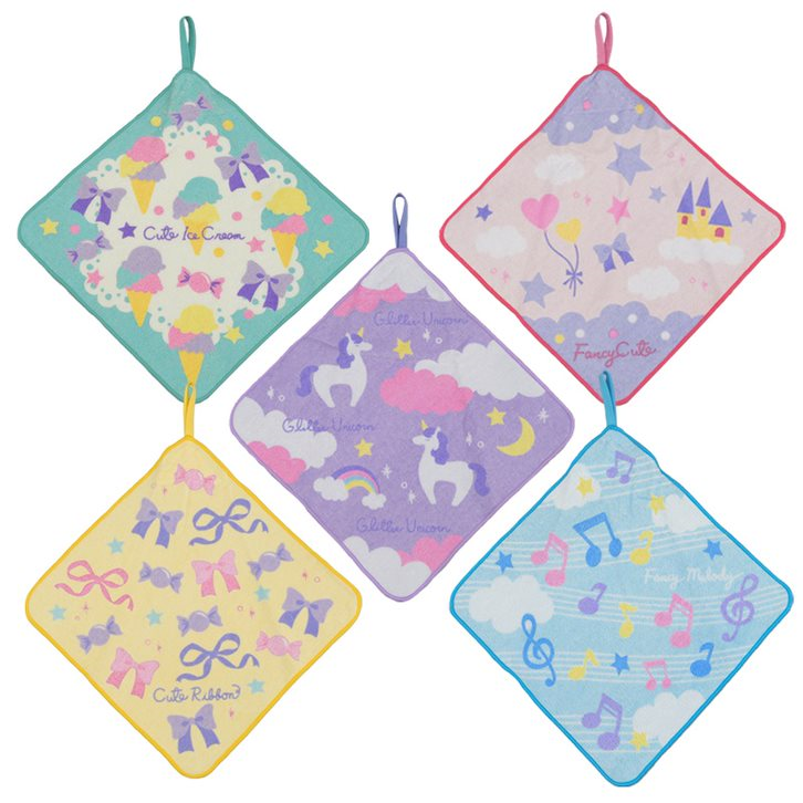 akachan honpo - 擦手巾5件組-甜美