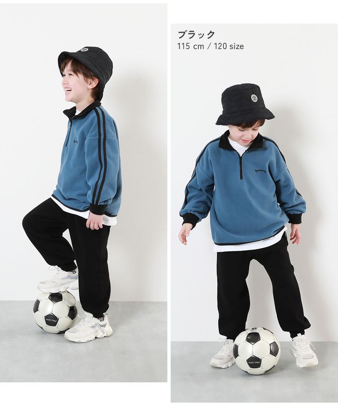 日本 devirock - RICH WARM 素色束口休閒長褲-黑