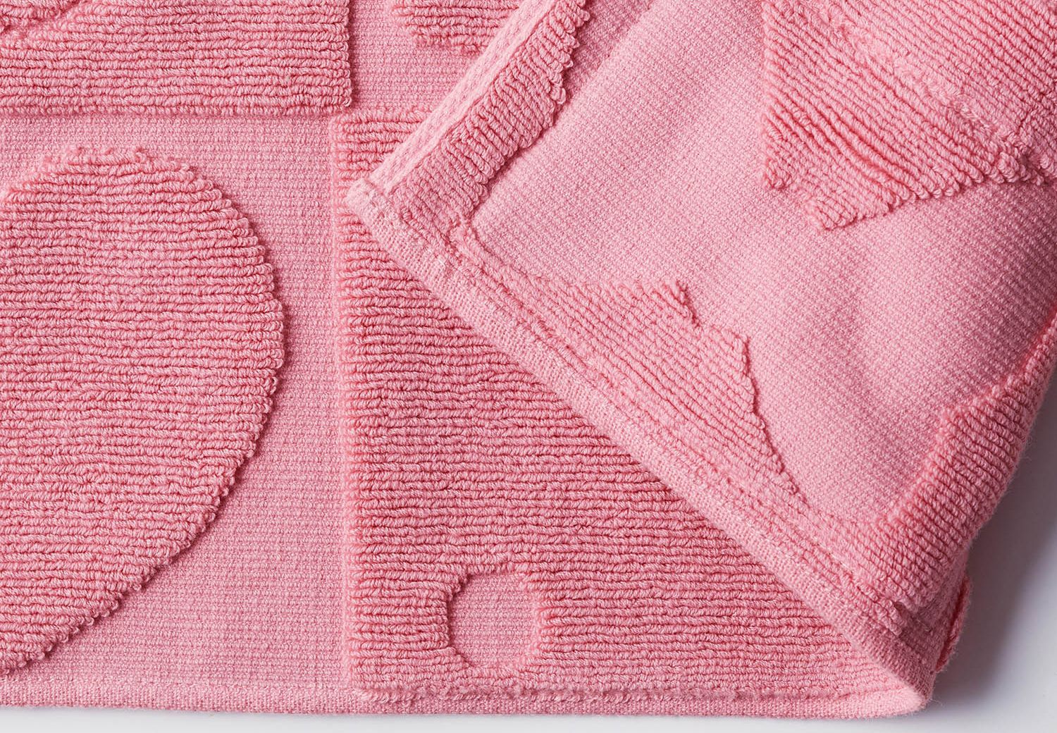 日本千趣會 - mini labo 去泥污腳踏墊-法蘭西花朵-藍綠