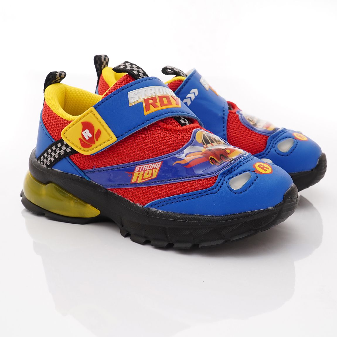 POLI 波力救援小英雄 - 電燈運動款(中小童段)-運動鞋-紅