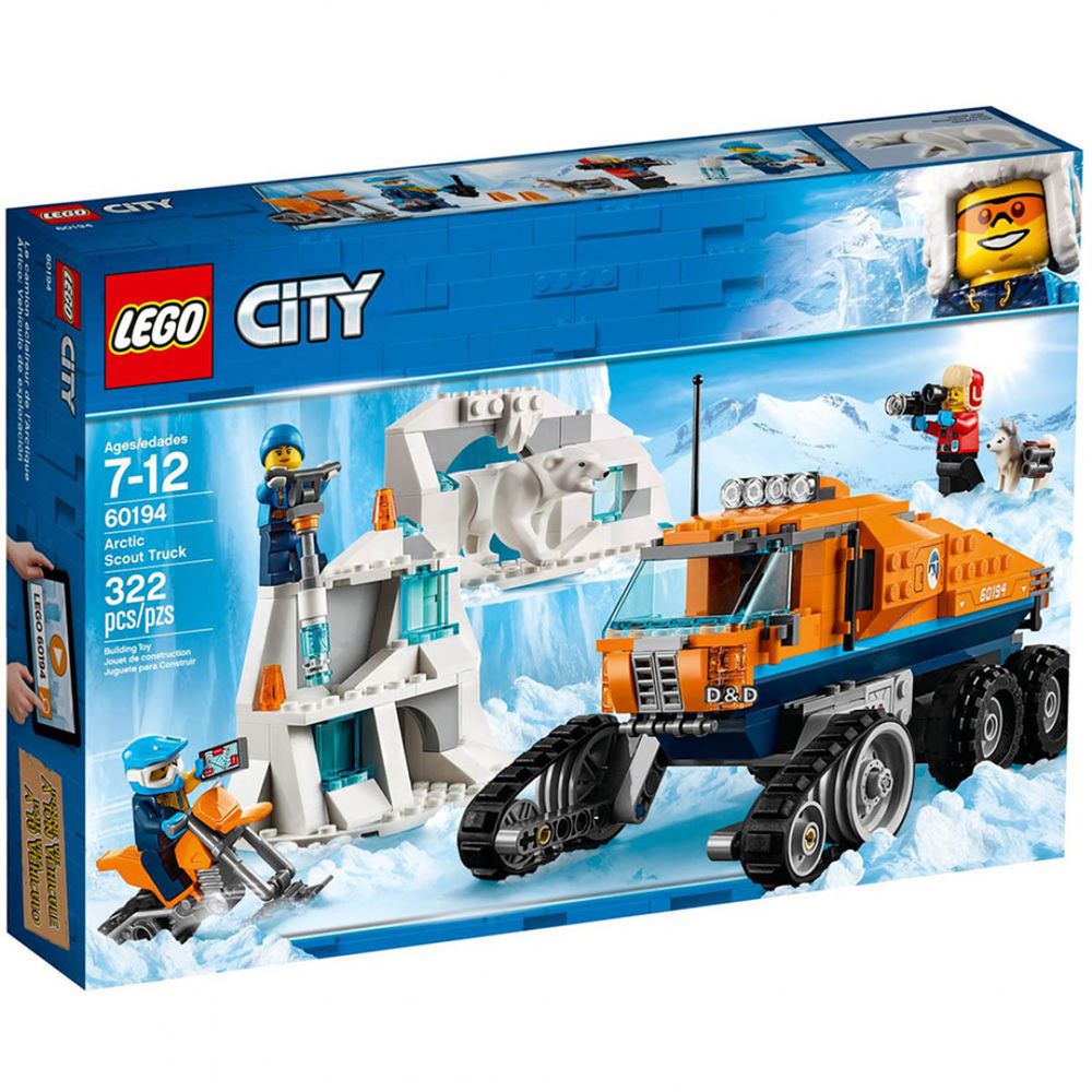 樂高 CITY 城市系列 - 極地巡邏車 60194-322pcs