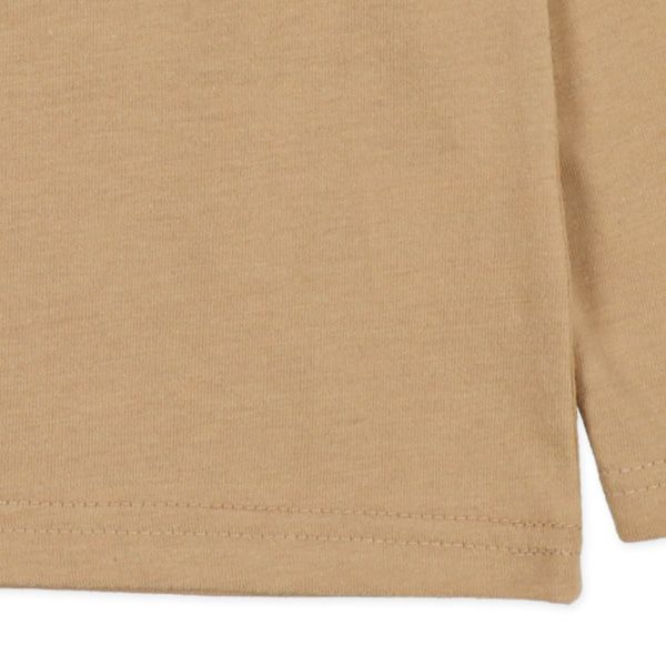 日本西松屋 - 圓領印花薄長袖上衣-Camping-深灰