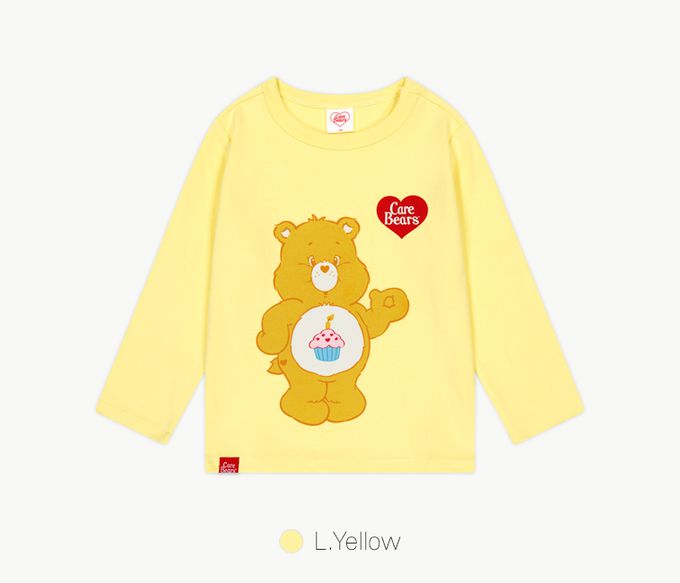 韓國 Care Bears - 聯名款彩虹熊熊印長袖上衣-紫