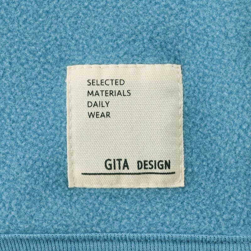 日本千趣會 - GITA 刷毛保暖防踢被/背心-素色-淺軍綠