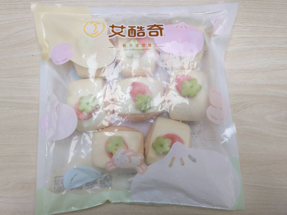 草莓鮮奶QQ饅頭-240g/1包