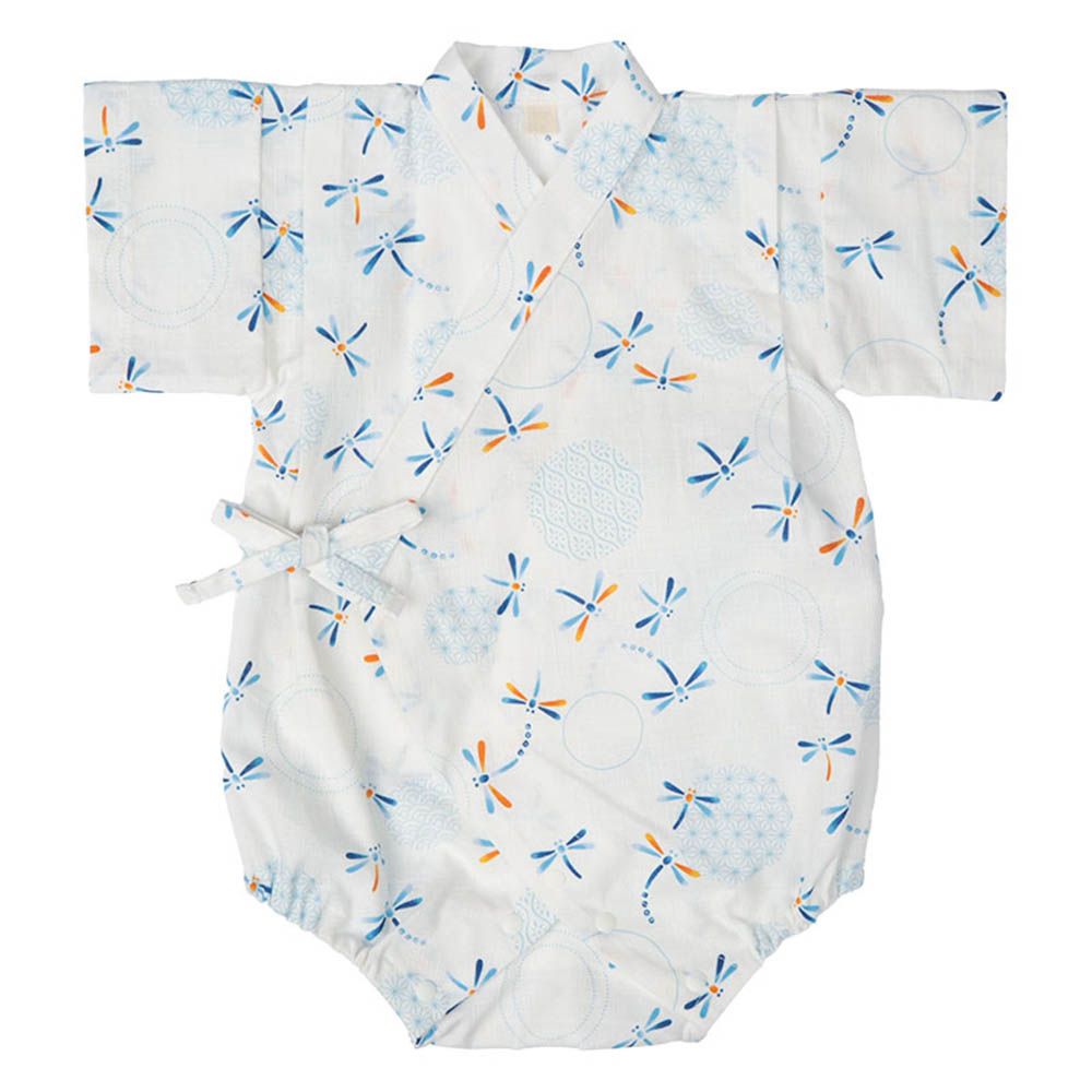 甚平包屁衣-蜻蜓-米白色-日本製