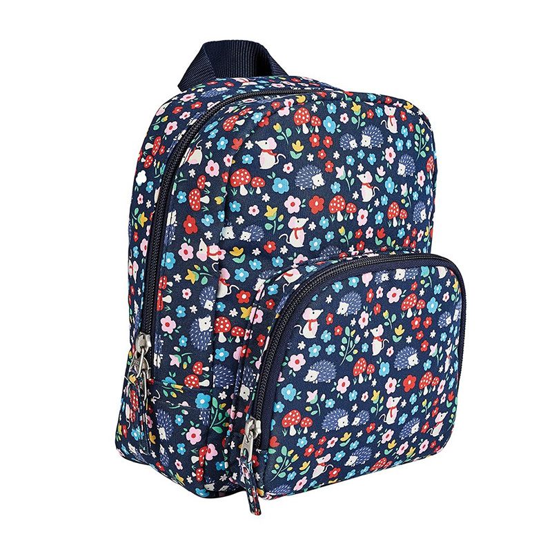 英國 JoJo Maman BeBe - 防潑水後背包-蘑菇樂園