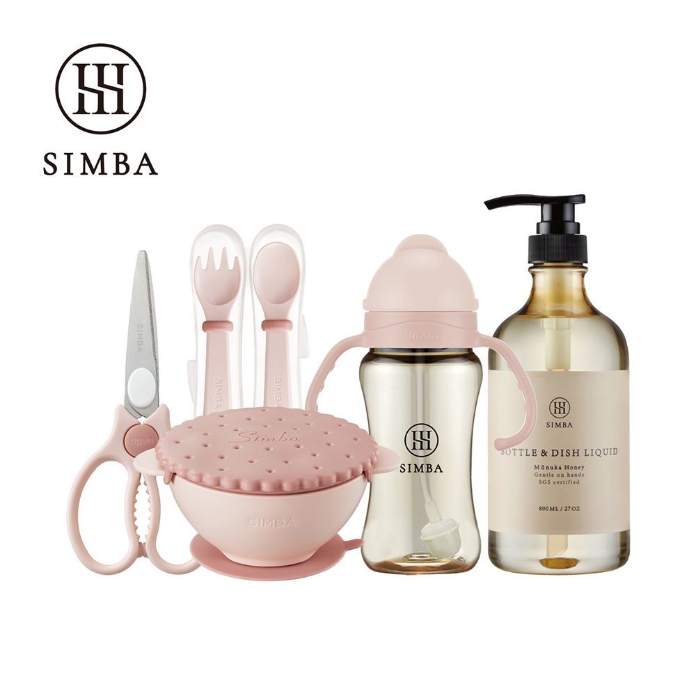 美味曲奇兒童餐具必備組-栗粉