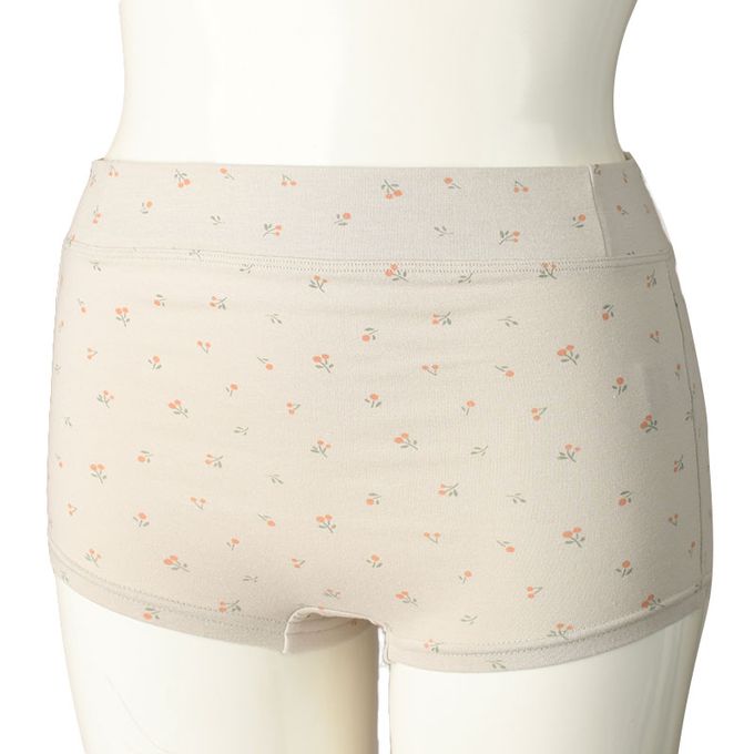 akachan honpo - 內褲 產後也可穿-小花-灰色