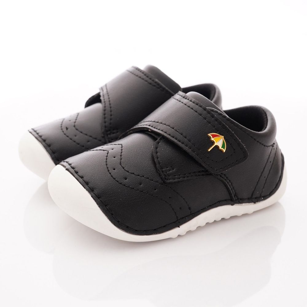 Arnold Palmer 雨傘牌 - 專櫃童鞋-皮質超輕學步鞋專櫃款(寶寶段)-黑-台碼=尺寸cm