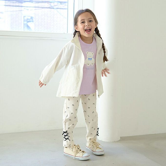 日本 Lycee mine - [熱銷款] 防潑水 甜美荷葉邊傘狀派克外套-紅