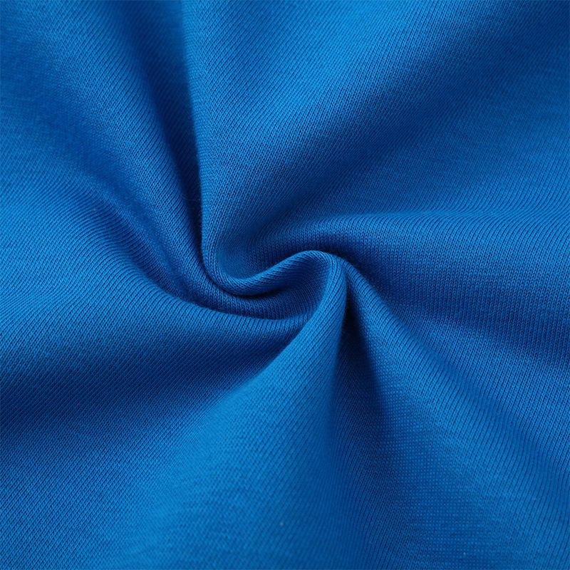 Jumping meters - 假兩件圓領棉質長袖上衣-刺繡挖掘機-深藍色