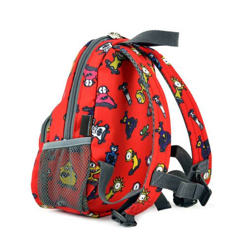 HUGGER - 防走失背包-小怪獸-(學齡前幼兒園寶寶外出小包-牽繩可拆) (1-3Y)
