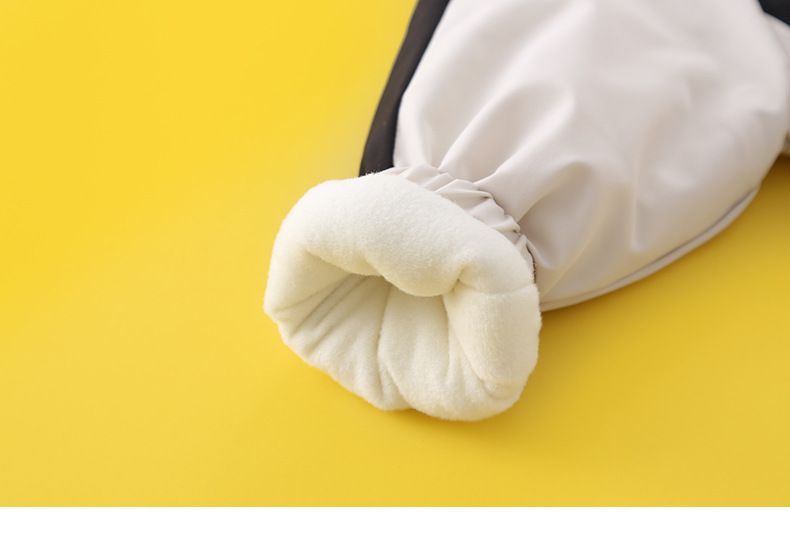 卡通人物史努比連帽防風外套/衝鋒外套-胸口SNOOPY-杏色