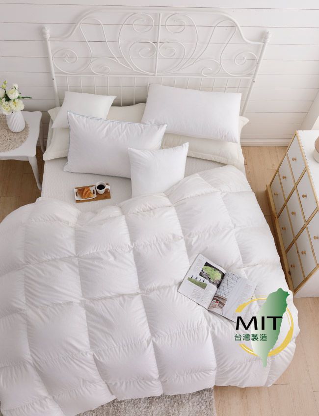 鴻宇 HongYew - 100%天然水鳥羽毛 愛情海羽絨被 冬被 美國棉-雙人6x7