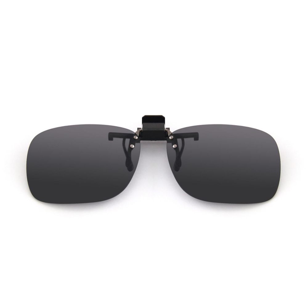 ALEGANT - 經典峰藍灰可掀夾式寶麗來偏光太陽眼鏡/UV400墨鏡/MIT/上掀夾片/外掛夾式鏡片