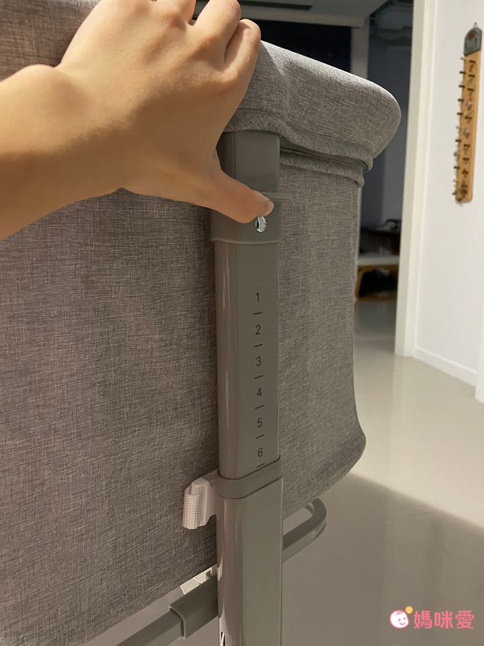 YODA - 嬰兒床邊床-質感灰