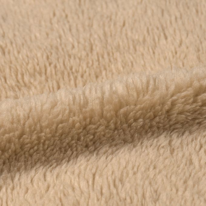 akachan honpo - 刷毛夾克-淺卡其色