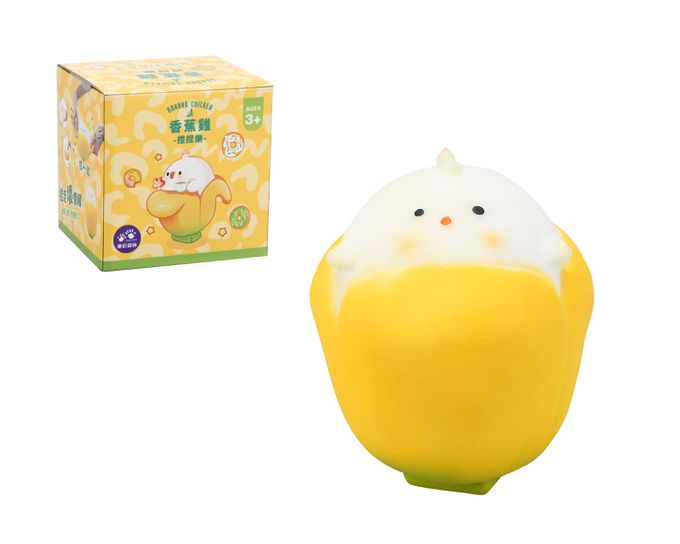 樂彩森林 - 療癒捏捏樂-香蕉雞