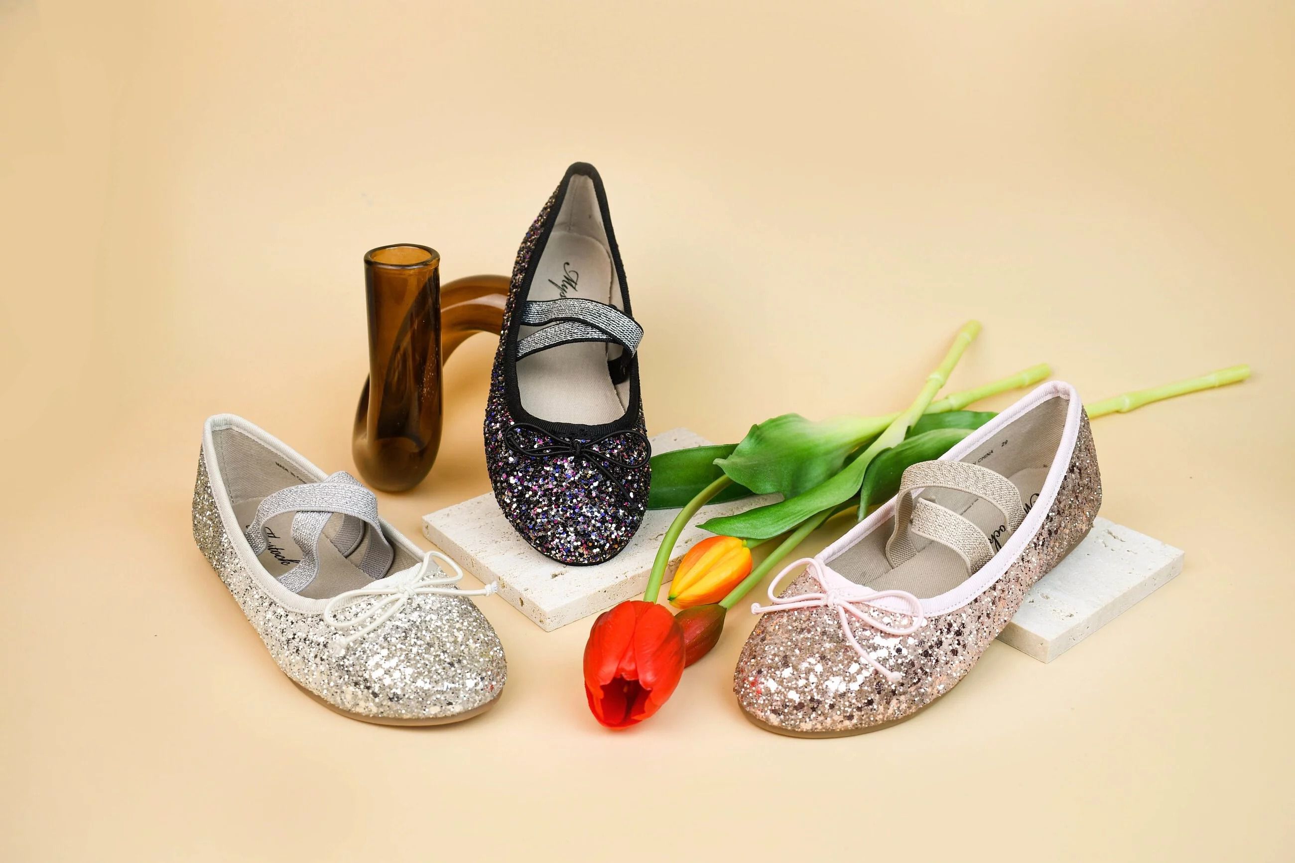 MYSTOCK - 閃亮仙子滿滿亮片童鞋-LT SILVER