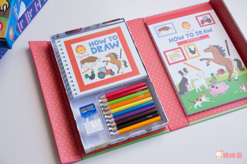 在家擁有小小畫室【澳洲 Tiger Tribe】旅行著色盒＆窗花彩繪