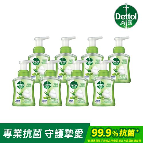 Dettol - 滴露除菌泡沫潔手液滋潤蘆薈 250毫升/瓶X8入