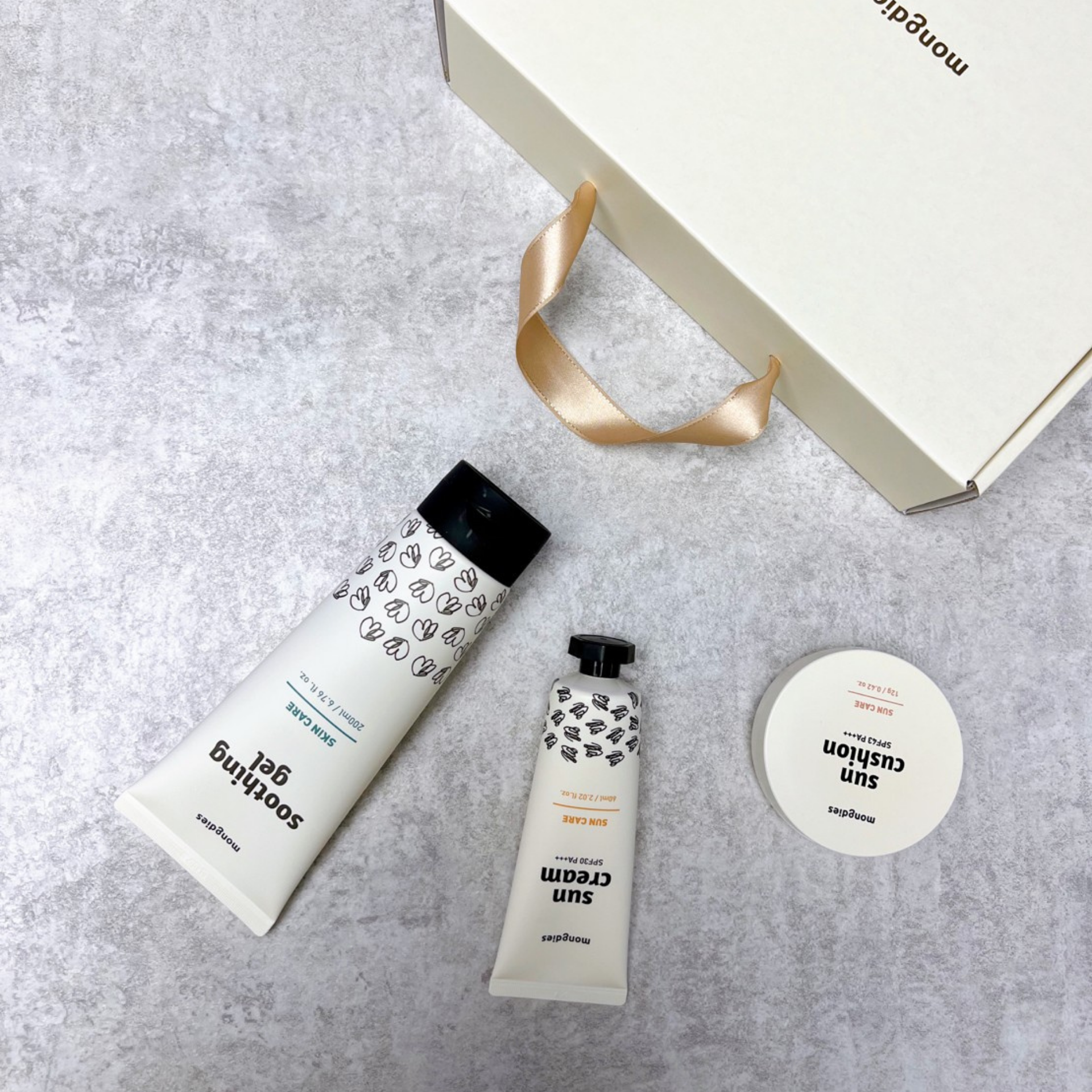 韓國 mongdies - 防曬三星禮盒組