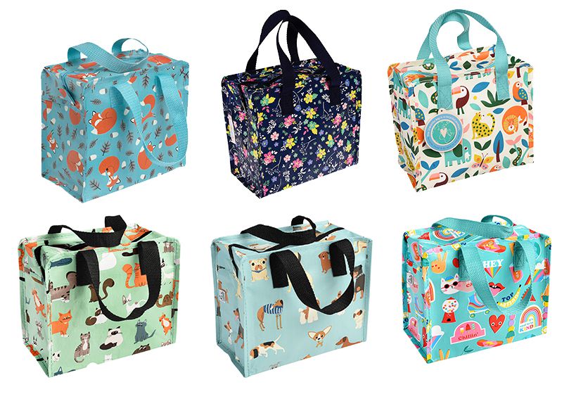 英國 Rex London - 學生上學最佳多功能環保便當袋/野餐袋/手提袋/萬用袋-繽紛搖滾