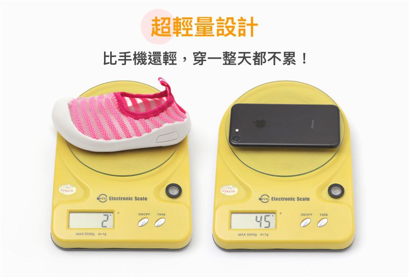 韓國 OZKIZ - 厚底/輕量/防滑兒童沙灘鞋/戲水鞋-粉紅笑臉