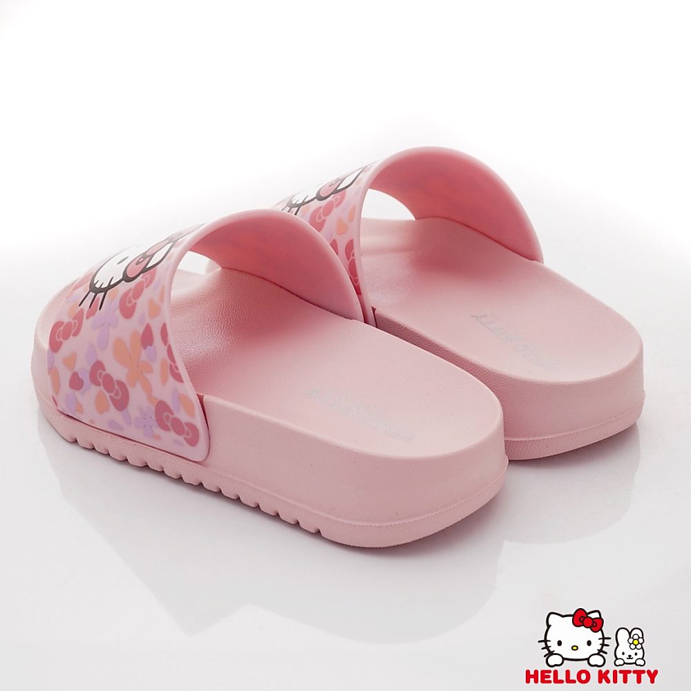 HELLO KITTY - 凱蒂貓休閒拖鞋-親子款(中小童款)-拖鞋款-粉色