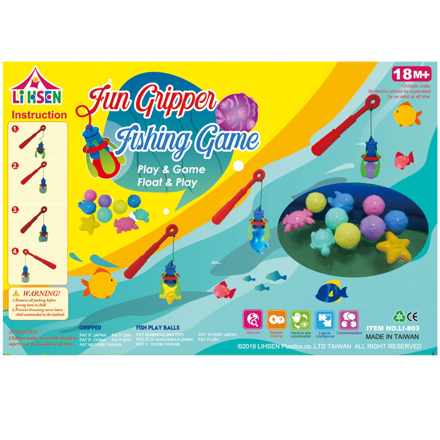 LIHSEN - 夾夾釣魚遊戲組
