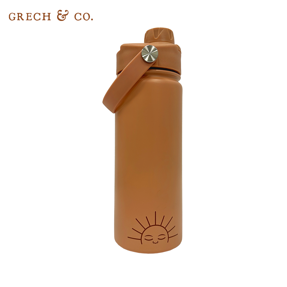 丹麥Grech&Co. - 不銹鋼直飲水壺-想念橙 (540ml)