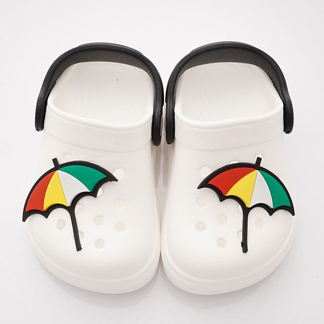 Arnold Palmer 雨傘牌 - 布希懶人拖鞋(小童段)-拖鞋款-白色