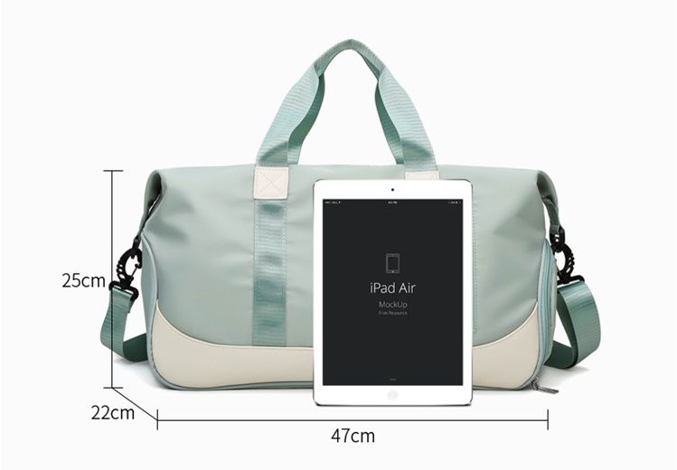 oonir - 乾濕分離旅行運動包-深藍色