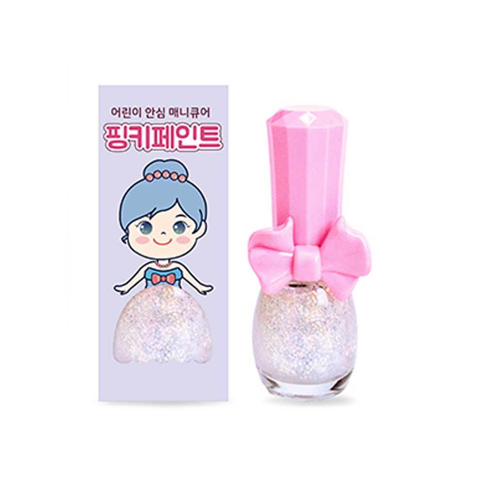 韓國 Pink Princess - 可撕式水性指甲油-秘境白光