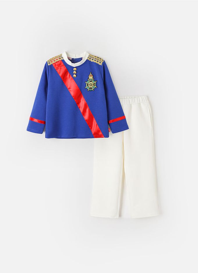 韓國 OZKIZ - 英國王子長袖套裝